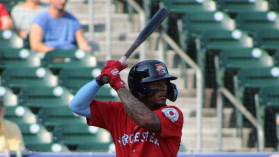 Ceddanne Rafaela impressing early for the WooSox taken at BSJ Headquarters (Red Sox)